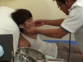 Gay Asian twink gets barebacked by kinky doctor in HD video