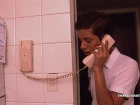 Young Latino gay Nicolas and Simon have passionate sex