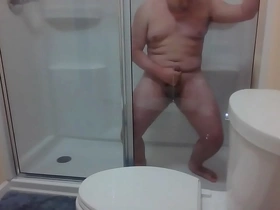 Soloboy Asian teen masturbates in hotel bathroom