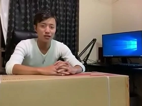 Young Japanese men indulge in sensual bathing together