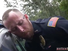 Interracial gay porn with hairy cops and mature police officers