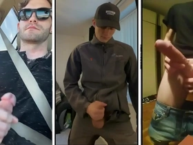 Straight men with large penises in amateur gay porn