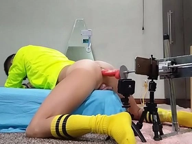 Yellow playthings for Asian gay asses